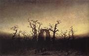 Caspar David Friedrich Abbey in the Oakwood